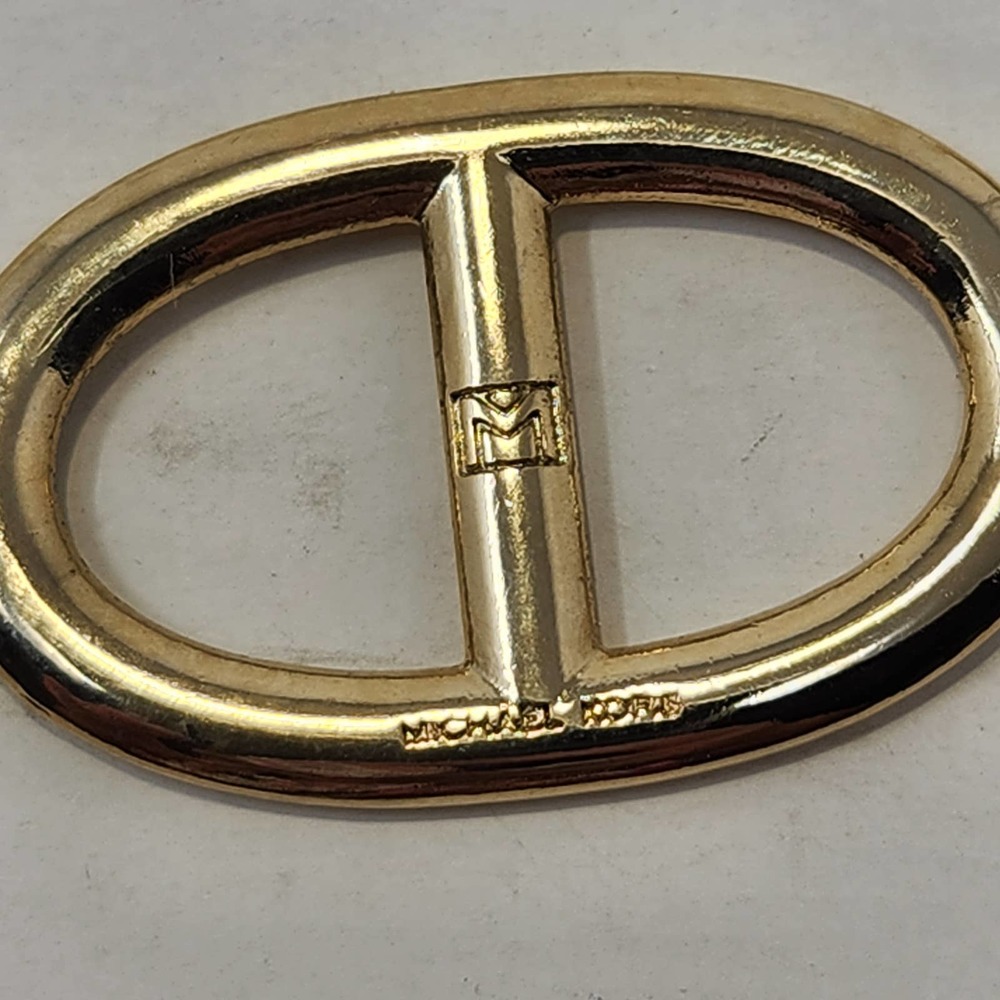 Gold Oval Link Women’s Belt - Elegant Chain - Picture 3 of 4